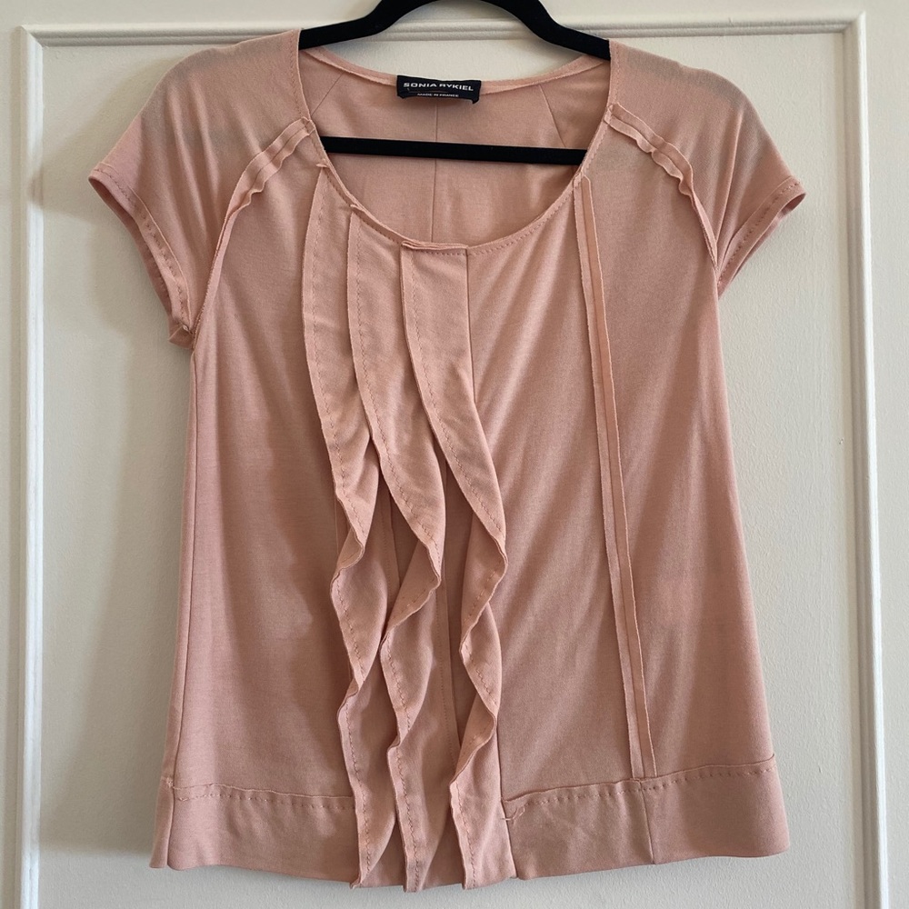 Sonia Rykiel blush cotton shirt